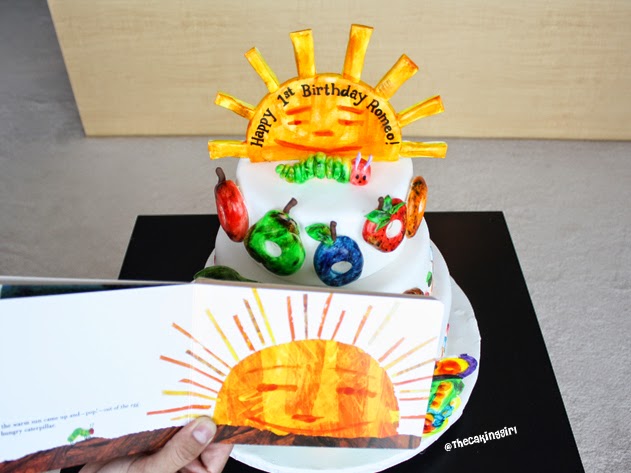 how to make the very hungry caterpillar cake