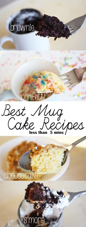 how to make mug cakes, best mug cake recipes
