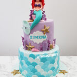 little mermaid ariel birthday cake