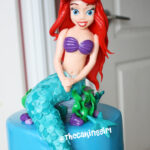little mermaid ariel figurine cake topper
