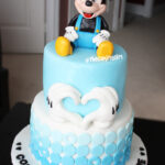mickey mouse birthday kids cake