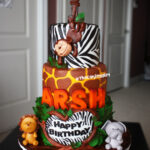 best safari theme first birthday cake