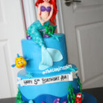 best the little mermaid ariel cake