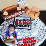 the big bang theory birthday cake Raj Koothrappali cake