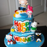 hello kitty pochacco birthday cake miffy kids fondant